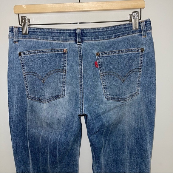 Levi’s Jeans Women's Size 30 Blue Denim Low-Rise Bootcut 32” Inseam Y2K Vintage - Picture 6 of 11